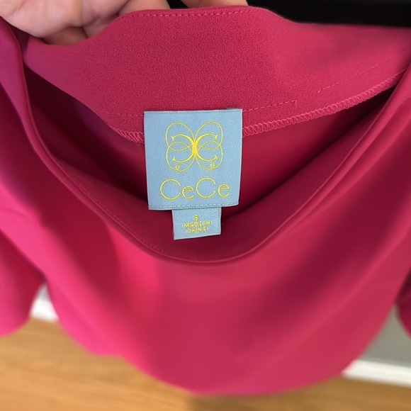 Cece pink fuchsia off the shoulder dress - Picture 4 of 10